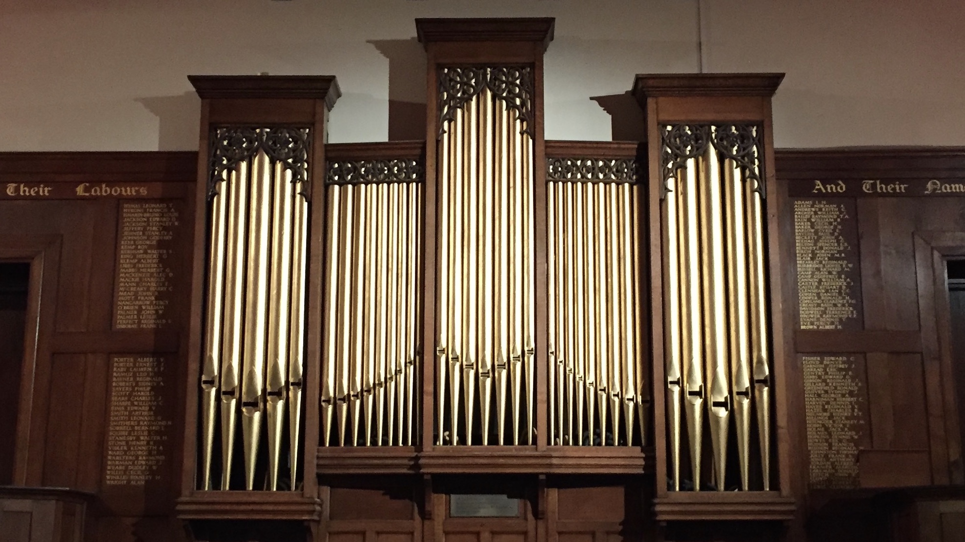 The Organ at Southend High School for Boys